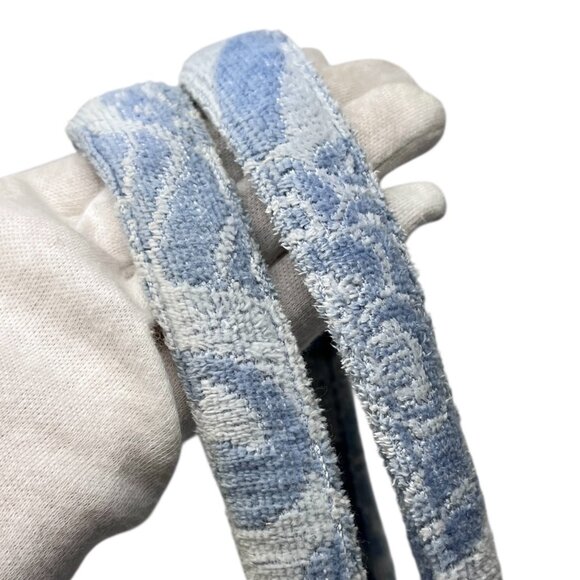 Vivienne Westwood Vintage Orb Logo Terry Cloth Tote Bag Light Blue [106030] - Picture 11 of 13